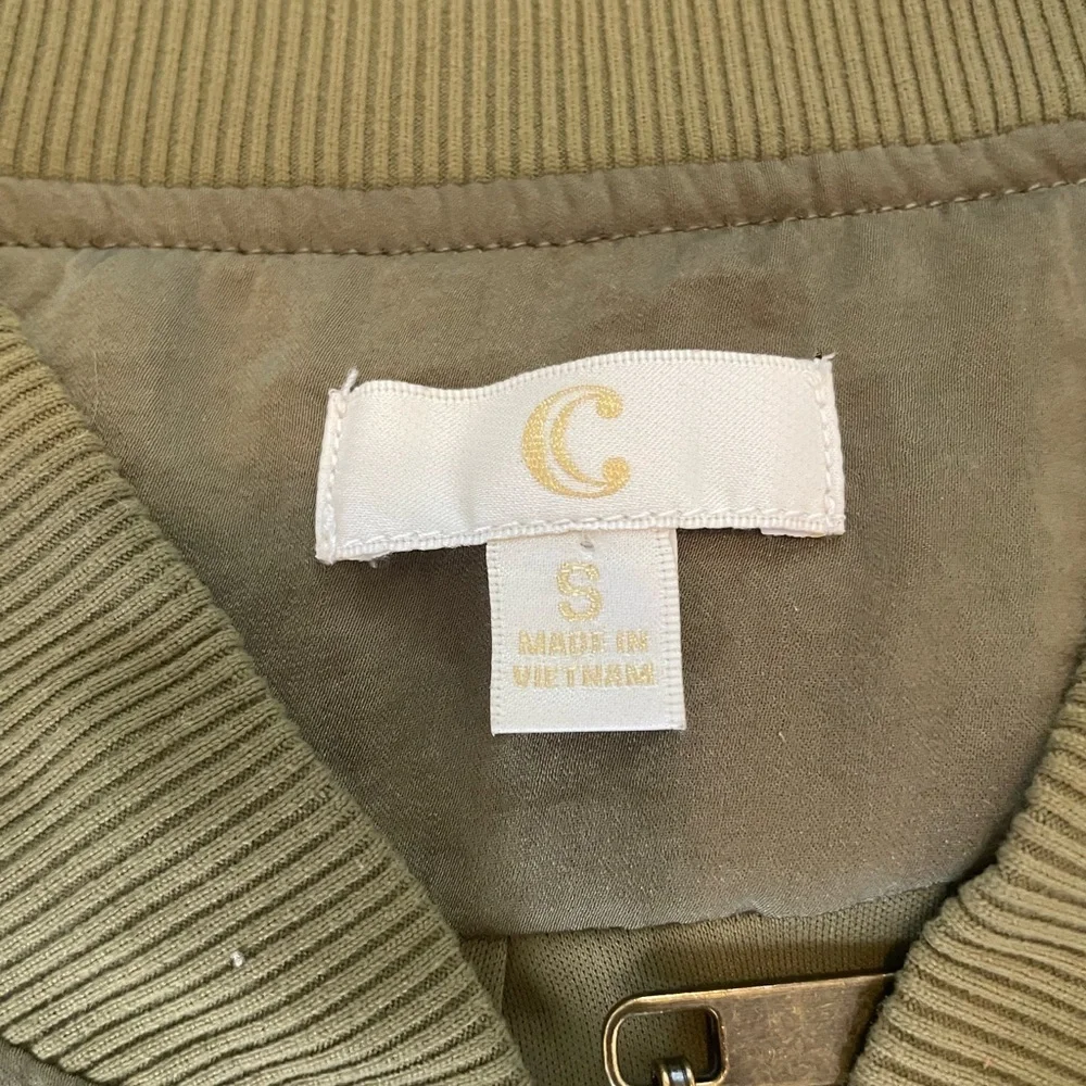 Charming Charlie Silky Fashion Retro Embroidered Windbreaker Womens Size (S) - Picture 3 of 6